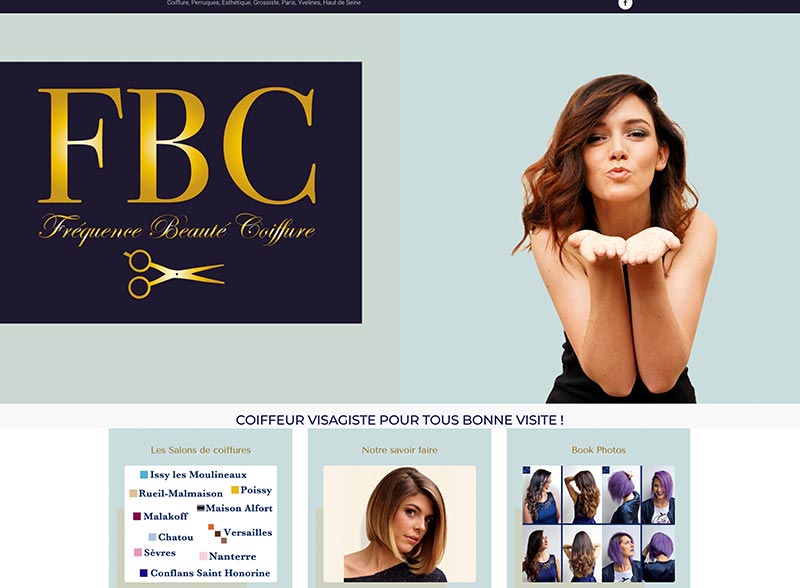 Site Fr&eacute;quence beaut&eacute; coiffure