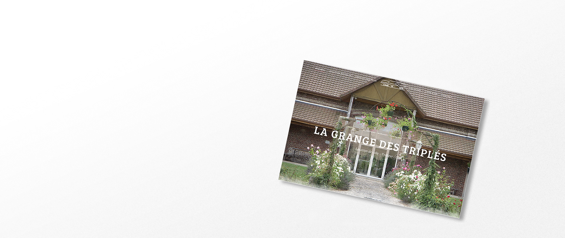 Site internet de La Grange des tripl&eacute;s